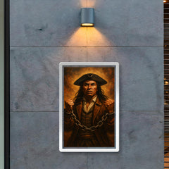 Tupac Amaru II in defiant chains poster 2