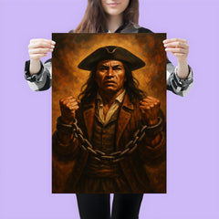 Tupac Amaru II in defiant chains poster 3