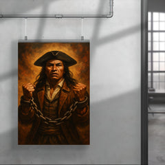 Tupac Amaru II in defiant chains poster 4