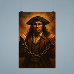 Tupac Amaru II in defiant chains poster 9