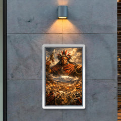Tupac Katari above La Paz siege poster 2
