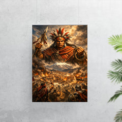 Tupac Katari above La Paz siege poster 7