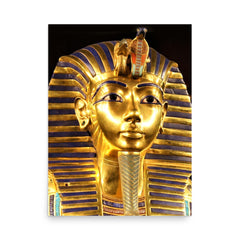 Tutankhamun poster on a plain backdrop in size 18"x24".