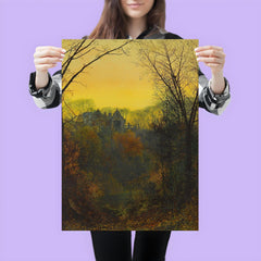 Twilight by John Atkinson Grimshaw, 1871 poster 3