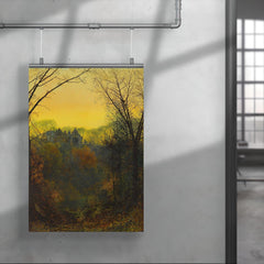 Twilight by John Atkinson Grimshaw, 1871 poster 4