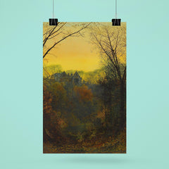 Twilight by John Atkinson Grimshaw, 1871 poster 6