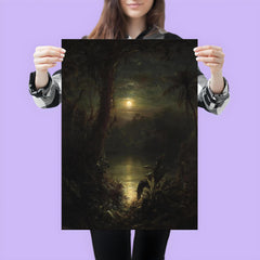 Twilight in the Tropics by Frederic Edwin Church, 1874 poster 3