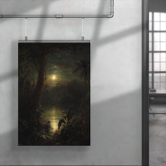 Twilight in the Tropics by Frederic Edwin Church, 1874 poster 4