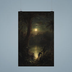 Twilight in the Tropics by Frederic Edwin Church, 1874 poster 9