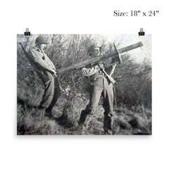 Two American Soldiers with a Captured Panzerschreck poster 5