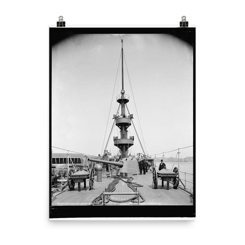 Two Carts in 1898 Photograph poster on a plain backdrop in size 8