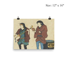 Two Catfish as Street Musicians, Artist Unknown, ca. 1855 poster 3