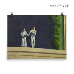 Two Comedians by Edward Hopper, 1966 poster 5