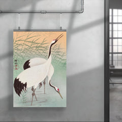 Two Cranes by Ohara Koson poster 4