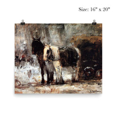 Two Horses by Floris Arntzenius poster 2