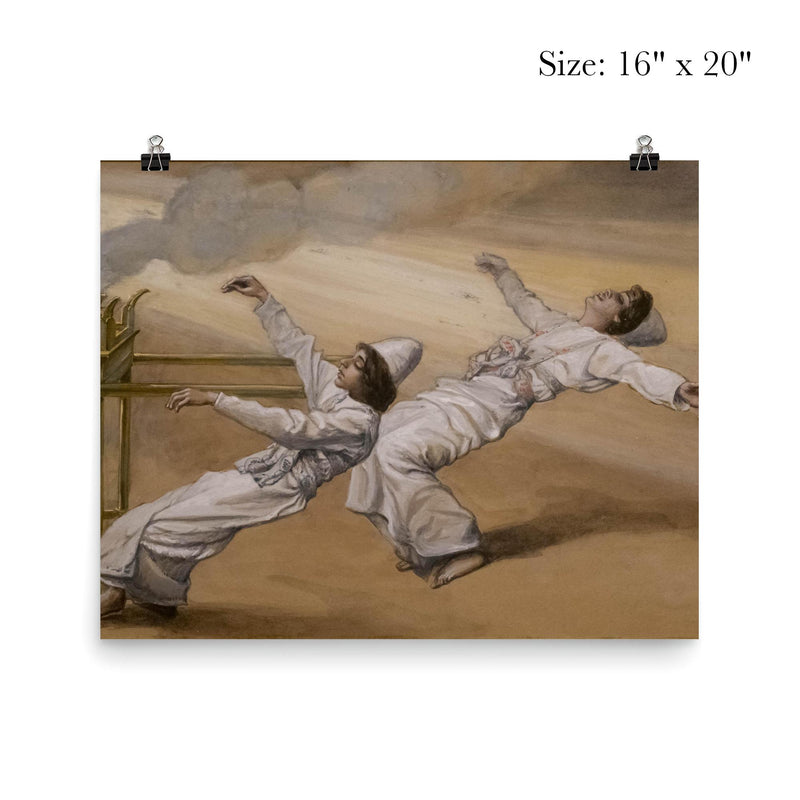 Two Priests Are Destroyed by James Tissot poster 2