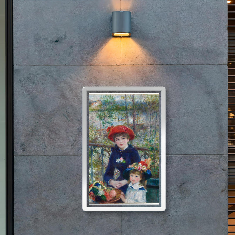 Two Sisters, also known as On the Terrace by Pierre Auguste Renoir poster 2