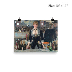 Un Bar aux Folies-Bergère by Édouard Manet poster 3
