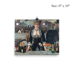 Un Bar aux Folies-Bergère by Édouard Manet poster 4
