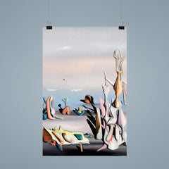 Un peu après (A Little Later) by Yves Tanguy, 1940 poster 9