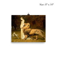 Una and the Lion by Briton Riviere poster 4