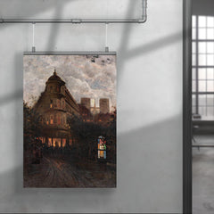 Una Sera d'Estate a Parigi (Luna Velata) by Mario de Maria, 1880-90 poster 4