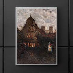 Una Sera d'Estate a Parigi (Luna Velata) by Mario de Maria, 1880-90 poster 5