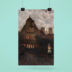 Una Sera d'Estate a Parigi (Luna Velata) by Mario de Maria, 1880-90 poster 6