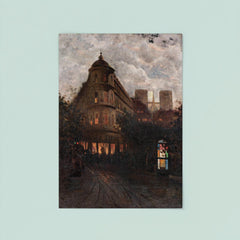 Una Sera d'Estate a Parigi (Luna Velata) by Mario de Maria, 1880-90 poster 8