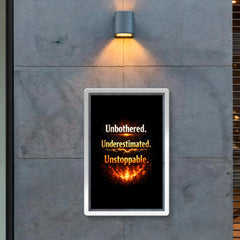 Unbothered Underestimated Unstoppable poster 2
