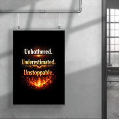 Unbothered Underestimated Unstoppable poster 4