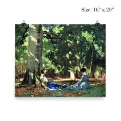 Under the Greenwood Tree by George Henry, 1909 poster 2