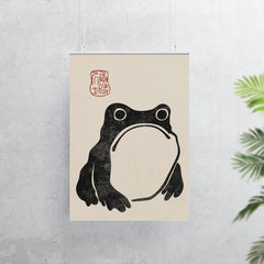 Unimpressed Frog by Matsumoto Hoji poster 7