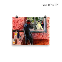 Uninvited Guests by Edvard Munch poster 3