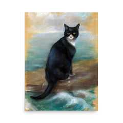 Unsinkable Sam poster on a plain backdrop in size 18"x24".