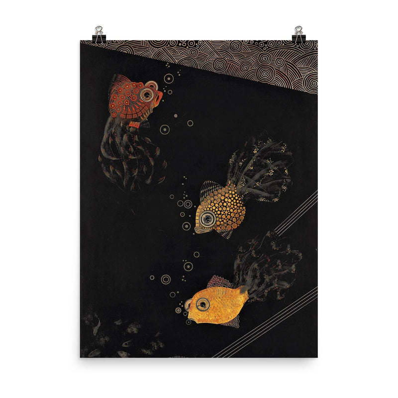 Untitled by Jean Dunand, 1925 poster on a plain backdrop in size 8