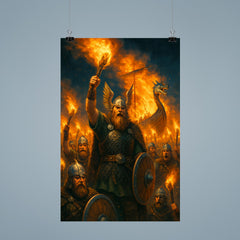 Up Helly Aa Fire Festival Shetland Scotland poster 9