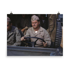 US Army Truck Driver, May 1942 poster on a plain backdrop in size 8"x10".