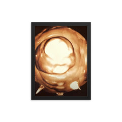 US Nuclear Test, 1945 framed print on a plain backdrop in size 12"x16".