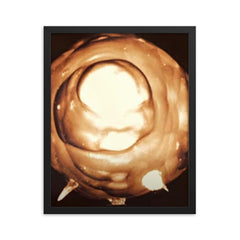 US Nuclear Test, 1945 framed print on a plain backdrop in size 16"x20".