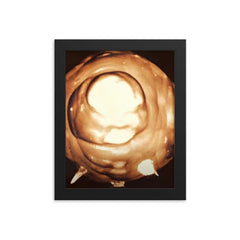 US Nuclear Test, 1945 framed print on a plain backdrop in size 8"x10".