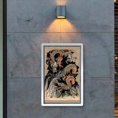 Utagawa Kuniyoshi Dragon - Japanese Mythology Ukiyo-e Woodblock Yokai Folklore Art poster 2