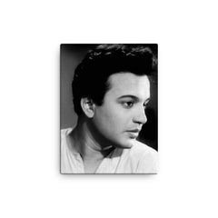 Uttam Kumar canvas print on a plain backdrop in size 12"x16".