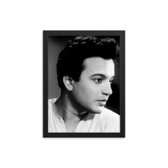 Uttam Kumar framed print on a plain backdrop in size 12"x16".