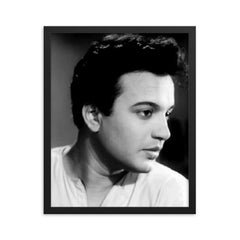 Uttam Kumar framed print on a plain backdrop in size 16"x20".