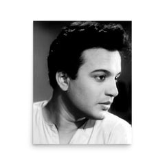 Uttam Kumar poster on a plain backdrop in size 16"x20".