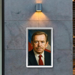Vaclav Havel portrait poster 2