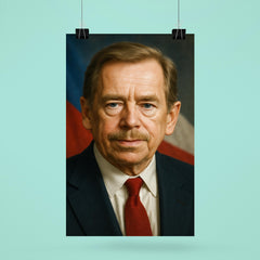 Vaclav Havel portrait poster 6