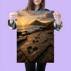 Valentia Island Tetrapod Trackway Ireland poster 3