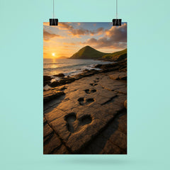 Valentia Island Tetrapod Trackway Ireland poster 6